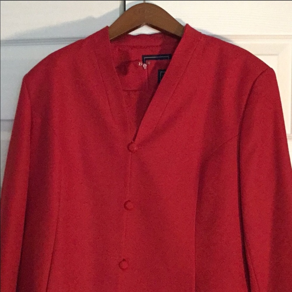 Red suit (jacket and dress)